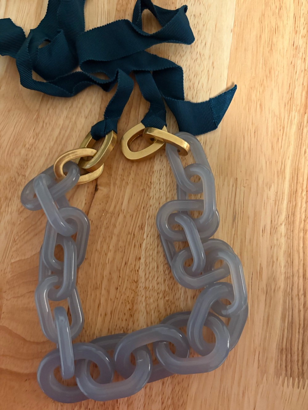J. Crew Lucite Necklace. Like New.